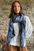 Lucky Bandana Scarf Denim 